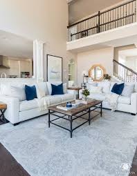 Open Concept Family Room Casual Comfortable Living Room