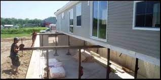 manufactured home over a full basement