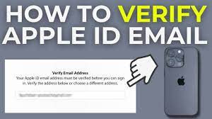 how to verify apple id email address on