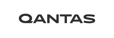 The qantas logo depicts a kangaroo and the planes of the airline are readily recognizable with the it displayed the kangaroo, the primary element of the logo, for the first time, which was illustrated below. Qantas Group Houston Group