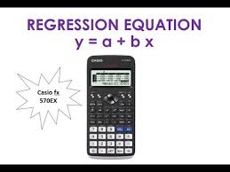 Regression Equation Using Casio Fx