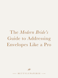 How To Address Wedding Invitations For Modern Brides
