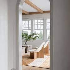 Sliding Door On Arched Doorway Design