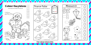 Phonics worksheets for preschool phonics activities learn to read : Reception Workbook Math And English Age 5 6 The Mum Educates