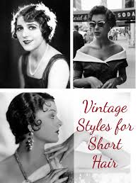 You can do a classic pin up style if your hair is shorter. Vintage Styles For Short Hair