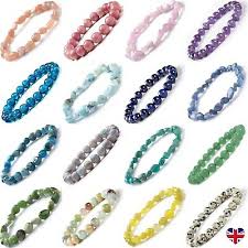 crystal gemstone bracelet bead 7 chakra