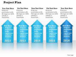 project plan powerpoint template slide