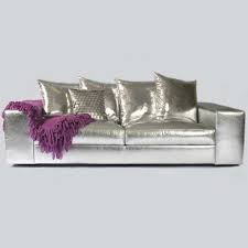 Silver Leather Sofas Silver Sofa