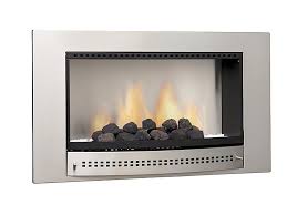 Classic Fireplace Plain Back Stainless