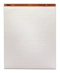 Tops Standard Easel Pads 27 X 34 Inches 1 Inch Horizontal Rule White 50 Sheets Per Pad Carton Of 2 Pads 79041