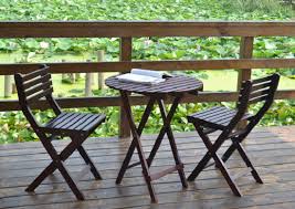 Outdoor Coffee Table And Chairs Folded