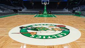 Floor pattern like boston celtics basketball court. Video Call Backgrounds Boston Celtics