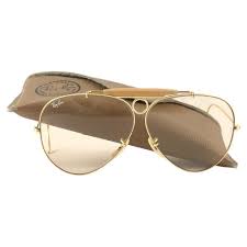 new vine ray ban shooter gold 62mm