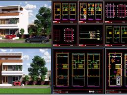 3d design house 150 m2 dwg rvt jpg