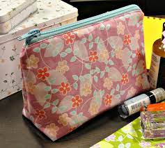 how to sew a makeup bag diy tutorial