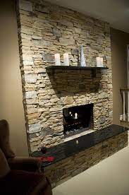 Fireplace Remodel Stone Veneer