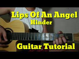 lips of an angel guitar tutorial