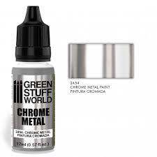 Chrome Metal Paint 17ml Green Stuff