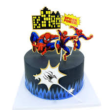 Celebrate their special day with a nice message along with it. Havingfun Spiderman Cake Toppers For Kids Birthday Decorations 6pcs Buy Online In Bosnia And Herzegovina At Bosnia Desertcart Com Productid 148520882