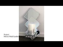 wall candle holder mirror candle
