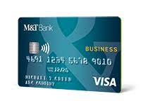 m t business credit card m t bank