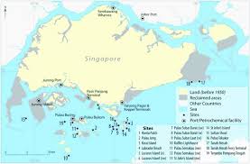 map of singapore including the main