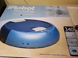 irobot scooba 340 floor washing robot