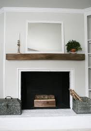 wood fireplace mantel fireplace