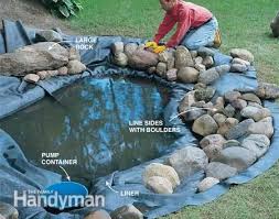 Build A Water Garden With Waterfall