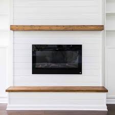 This helps direct smoke up the chimney. Diy Modern Farmhouse Floating Mantel Free And Unfettered