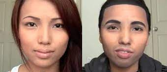 transforms into drake with makeup