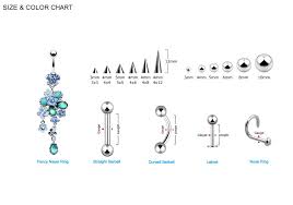 Piercedfish Blog How To Measure Body Jewelry Sizing Chart