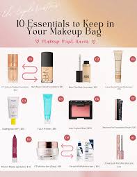 10 essentials to keep in your makeup bag