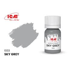 Icm 1033 Sky Grey Acrylic Paint Hobbyline