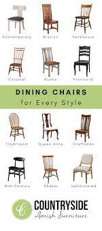 dining chair styles guide chair types
