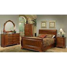 This hailee solid wood 4 piece bedroom set will give your room a fresh and trendy update. Amanda Home Bedroom Collection American Heritage Solid Cherry 4 Piece King Sleigh Bedroom Set Including King Headboard Footboard Side Rails Nightstand 8 Drawer Dresser Dressing Mirror Walmart Com Walmart Com