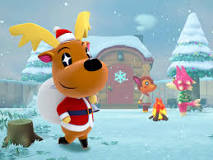 What happens on Christmas Day in Animal Crossing?