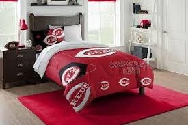 Cincinnati Reds Twin Bedding Hexagon