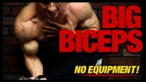 big biceps at home without equipment