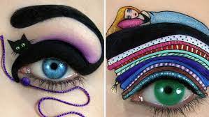 this amazing eye makeup art will