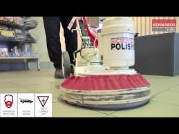 operating a floor polisher you