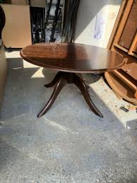 Mahogany Round Coffee Table Used Great