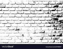 Brick Wall Shape On White Vector Image