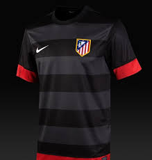 The home jersey of atlético madrid is designed to reflect the core values that continue to fuel atlético's success: New Atletico Madrid Kits 12 13 Nike Atletico Madrid Home Black Away Jersey 2012 2013 Football Kit News