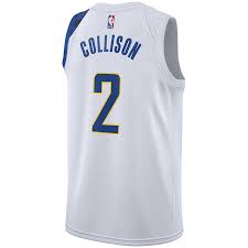 The word pacers overlays the chequered flag and is white with a gold trim. Indiana Pacers Nike City Edition Swingman Jersey Darren Collison Mens
