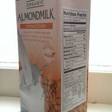 calories in 365 organic almond milk