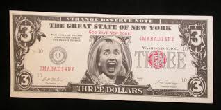 Faux three dollar bill – Works – New-York Historical Society