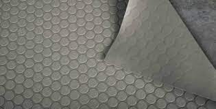 coin floor rubber mat square