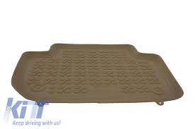 rubber car floor mats beige suitable