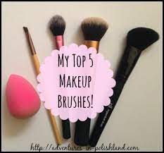 my top 5 makeup brushes what i use